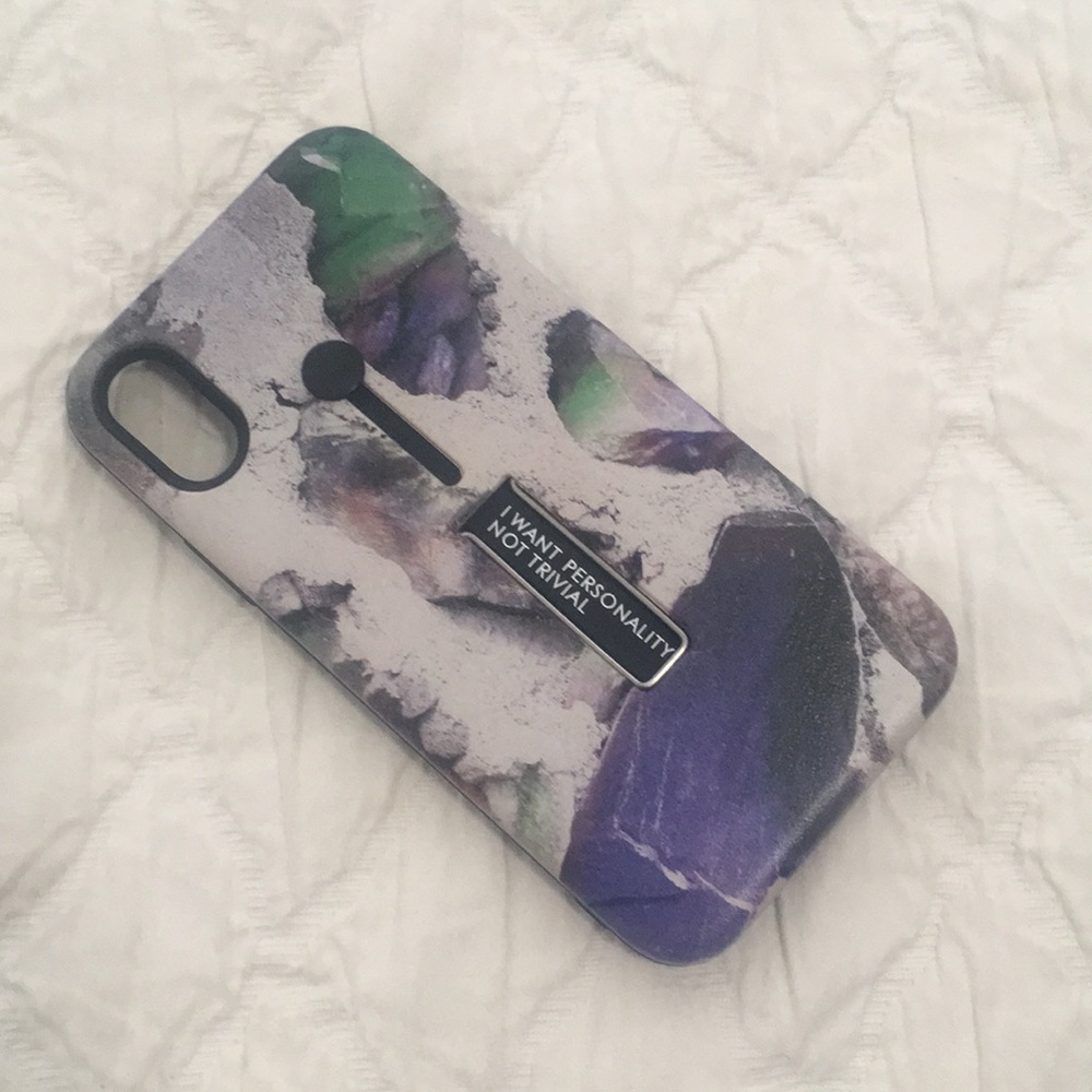 ⚡3 for $20⚡iPhoneX case-marble case w stand & loop